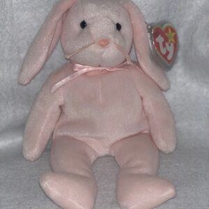 Ty Beanie Baby Hoppity Pink Bunny